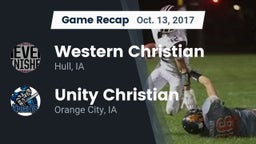 Recap: Western Christian  vs. Unity Christian  2017