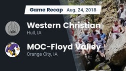Recap: Western Christian  vs. MOC-Floyd Valley  2018