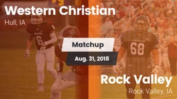 Matchup: Western Christian vs. Rock Valley  2018