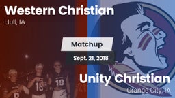 Matchup: Western Christian vs. Unity Christian  2018