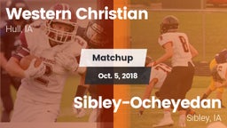 Matchup: Western Christian vs. Sibley-Ocheyedan 2018