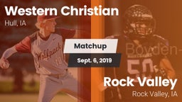Matchup: Western Christian vs. Rock Valley  2019