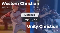 Matchup: Western Christian vs. Unity Christian  2019