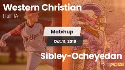 Matchup: Western Christian vs. Sibley-Ocheyedan 2019