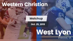 Matchup: Western Christian vs. West Lyon  2019