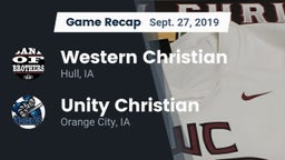 Recap: Western Christian  vs. Unity Christian  2019