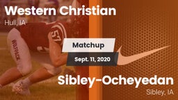Matchup: Western Christian vs. Sibley-Ocheyedan 2020