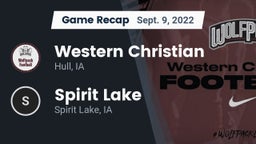Recap: Western Christian  vs. Spirit Lake  2022