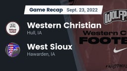 Recap: Western Christian  vs. West Sioux  2022