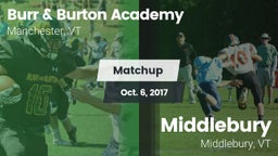 Matchup: Burr & Burton vs. Middlebury  2017