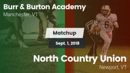 Matchup: Burr & Burton vs. North Country Union  2018