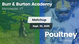 Matchup: Burr & Burton vs. Poultney  2020