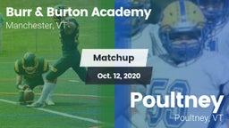 Matchup: Burr & Burton vs. Poultney  2020