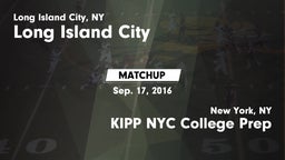 Matchup: Long Island City vs. KIPP NYC College Prep 2016
