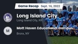 Recap: Long Island City  vs. Mott Haven Educational Campus 2022