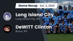 Recap: Long Island City  vs. DeWITT Clinton  2022