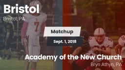 Matchup: Bristol vs. Academy of the New Church  2018