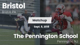 Matchup: Bristol vs. The Pennington School 2018