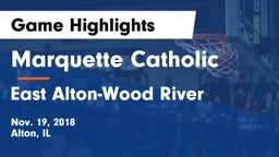 Marquette Catholic  vs East Alton-Wood River  Game Highlights - Nov. 19, 2018