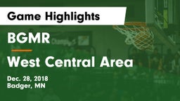 BGMR vs West Central Area Game Highlights - Dec. 28, 2018