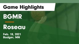 BGMR vs Roseau  Game Highlights - Feb. 18, 2021