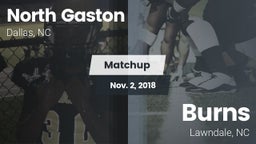 Matchup: North Gaston vs. Burns  2018