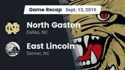 Recap: North Gaston  vs. East Lincoln  2019