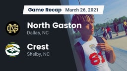 Recap: North Gaston  vs. Crest  2021