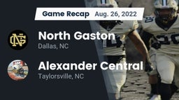 Recap: North Gaston  vs. Alexander Central  2022