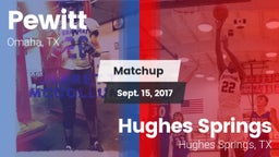 Matchup: Pewitt vs. Hughes Springs  2017