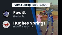 Recap: Pewitt  vs. Hughes Springs  2017