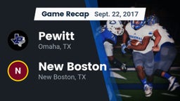 Recap: Pewitt  vs. New Boston  2017