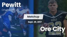 Matchup: Pewitt vs. Ore City  2017