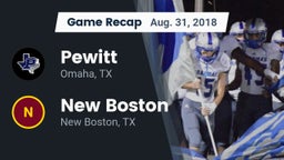 Recap: Pewitt  vs. New Boston  2018