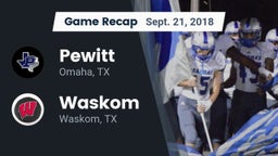 Recap: Pewitt  vs. Waskom  2018