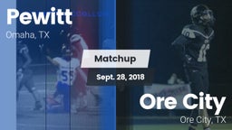 Matchup: Pewitt vs. Ore City  2018