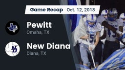 Recap: Pewitt  vs. New Diana  2018