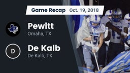 Recap: Pewitt  vs. De Kalb  2018