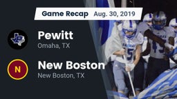 Recap: Pewitt  vs. New Boston  2019