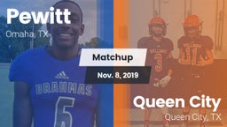 Matchup: Pewitt vs. Queen City  2019