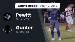 Recap: Pewitt  vs. Gunter  2019