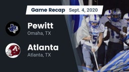 Recap: Pewitt  vs. Atlanta  2020