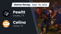 Recap: Pewitt  vs. Celina  2020