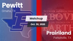 Matchup: Pewitt vs. Prairiland  2020