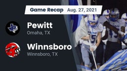 Recap: Pewitt  vs. Winnsboro  2021