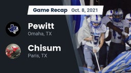 Recap: Pewitt  vs. Chisum 2021