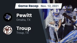 Recap: Pewitt  vs. Troup  2021