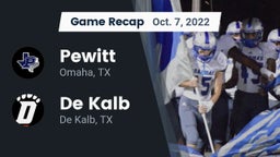 Recap: Pewitt  vs. De Kalb  2022