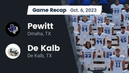 Recap: Pewitt  vs. De Kalb  2023