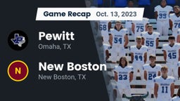 Recap: Pewitt  vs. New Boston  2023